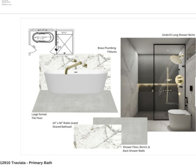 view of a document with a collage of images