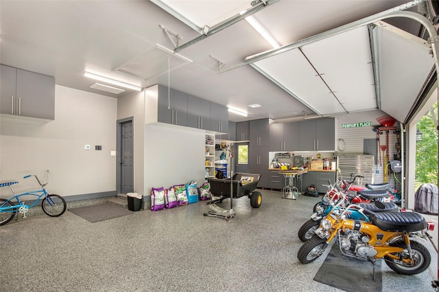 3315 E Bayou Dr, Shoreacres, TX 77571 - view of garage
