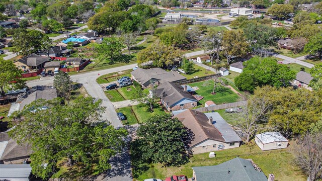 12938 Dermott Dr, Houston, TX 77065 - aerial view of property and surrounding area with nearby suburban area