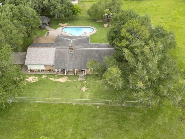 6825 Highland Rd, Santa Fe, TX 77517 - view of subject property with a pool