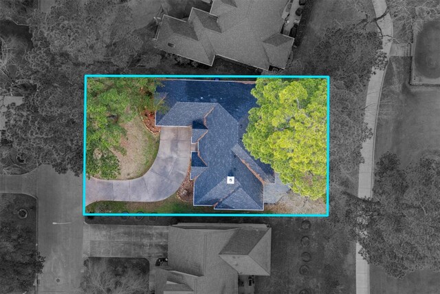 view of property location with property parcel outlined