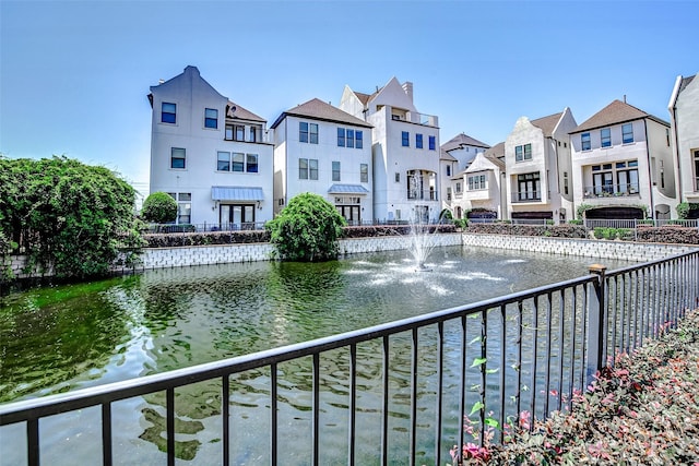 water view with nearby suburban area
