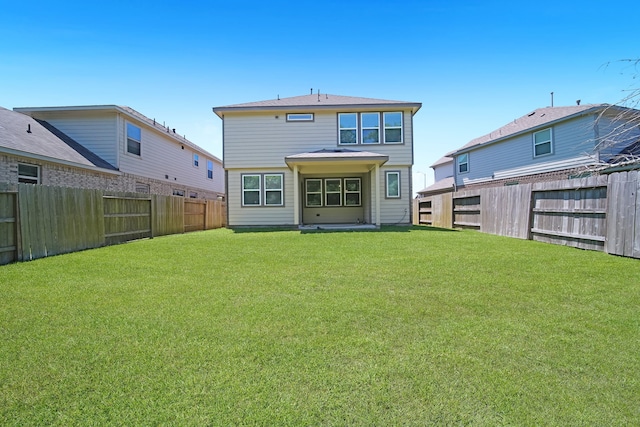 view of back of property