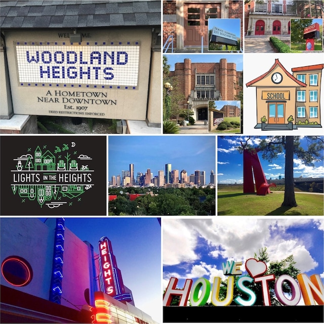 710 Woodland St, Houston, TX 77009 - view of a document with a collage of images