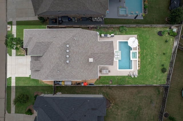 7111 Pondhawk Dr, Katy, TX 77493 - view of subject property featuring a pool