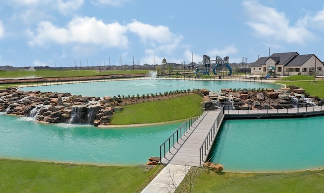 view of pool