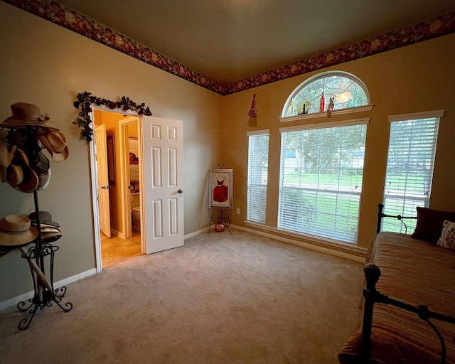 3002 Sandleigh Dr, Spring, TX 77388 - interior space with carpet flooring and baseboards