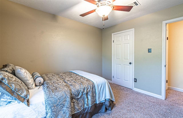 20423 Lone Star Oak St, Cypress, TX 77433 - carpeted bedroom featuring baseboards and a ceiling fan