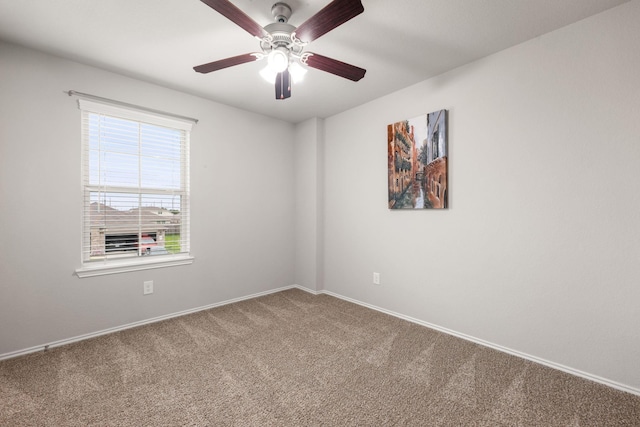 4438 Andorno Dr, Katy, TX 77449 - carpeted spare room with a ceiling fan and baseboards