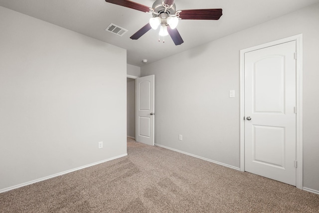 4438 Andorno Dr, Katy, TX 77449 - unfurnished bedroom with carpet flooring, baseboards, and a ceiling fan