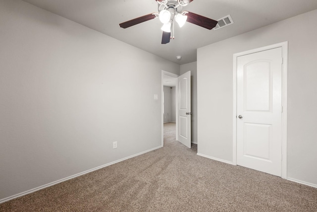 4438 Andorno Dr, Katy, TX 77449 - unfurnished bedroom with carpet, baseboards, and a ceiling fan