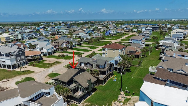 4242 Pelican Ln, Galveston, TX 77554 - aerial view of residential area