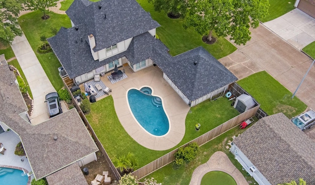 10830 Piping Rock Ln, Houston, TX 77042 - view of subject property featuring a pool area