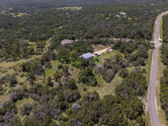 1651 Jdj Dr, New Braunfels, TX 78132 - aerial overview of property's location featuring a heavily wooded area