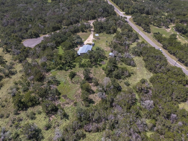 1651 Jdj Dr, New Braunfels, TX 78132 - aerial overview of property's location with a heavily wooded area