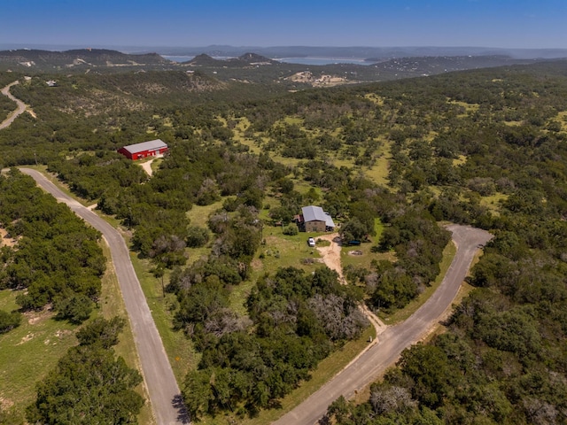 1651 Jdj Dr, New Braunfels, TX 78132 - aerial view of property and surrounding area with a forest
