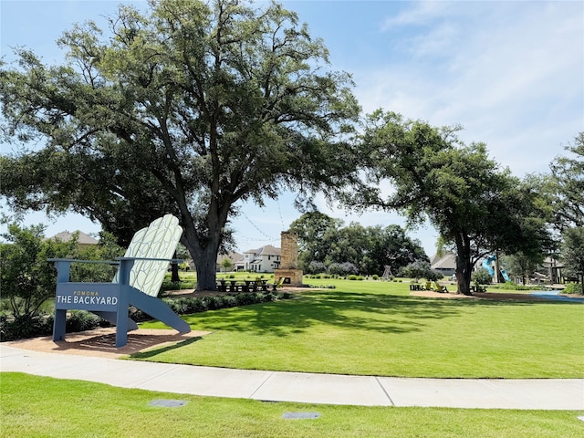 4914 Olive Province Ln, Manvel, TX 77578 - view of home's community with a lawn
