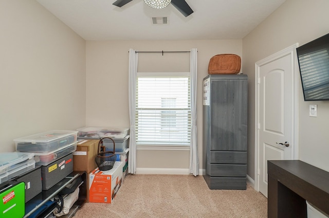 1913 Rosewood St, Houston, TX 77004 - storage featuring a ceiling fan