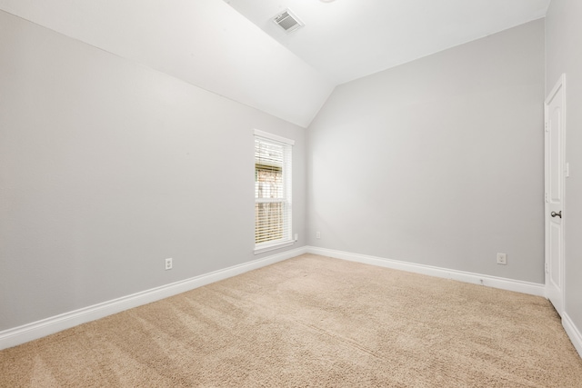 2314 Laurel Loch Ln, Pearland, TX 77584 - carpeted spare room with vaulted ceiling and baseboards