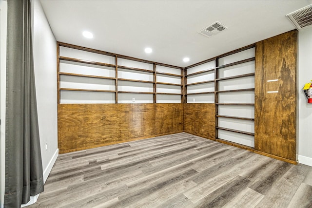 2106 Antoine Dr, Houston, TX 77055 - unfurnished room with light wood-style flooring, baseboards, and recessed lighting