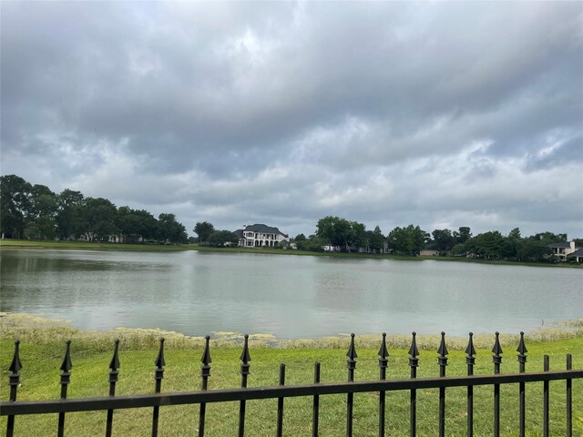 8930 Water Crest Trl, Richmond, TX 77469 - water view with fence