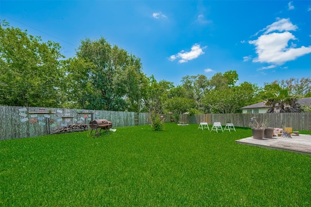 view of yard
