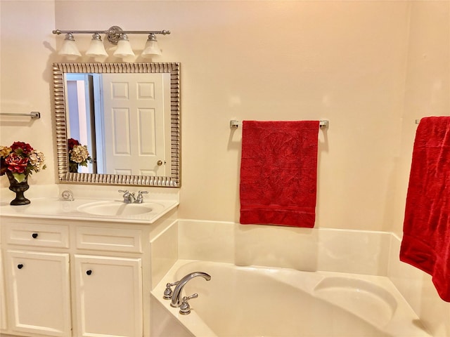 3923 Fordham Park Ct, Pasadena, TX 77058 - bathroom featuring a bath and vanity