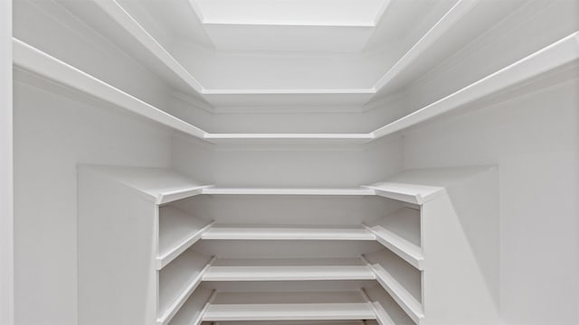 view of storage area