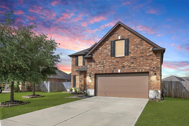 8207 Oxbow Manor Ln, Cypress, TX 77433 - traditional home with an attached garage, driveway, and brick siding