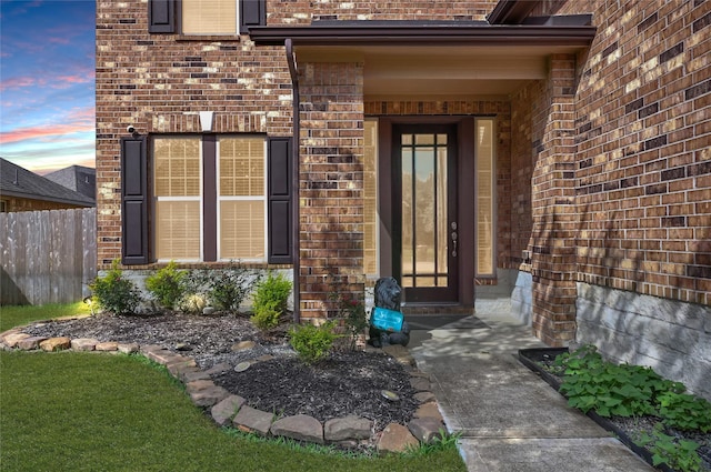 8207 Oxbow Manor Ln, Cypress, TX 77433 - entrance to property featuring brick siding and fence