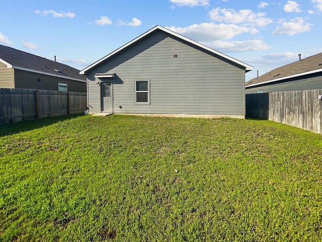 view of back of property