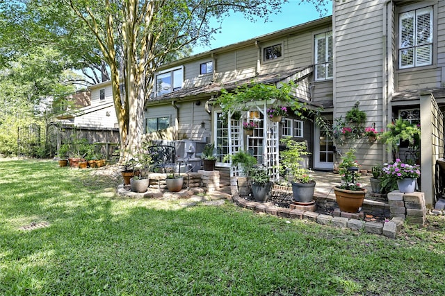 view of rear view of property