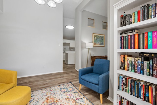 31311 N Head Dr, Spring, TX 77386 - living area featuring wood finished floors and baseboards