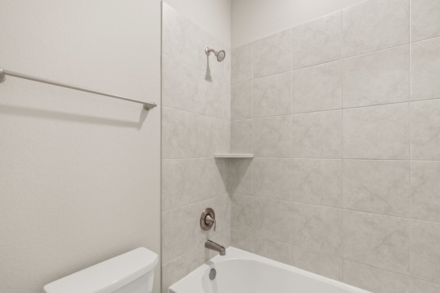 full bath with toilet and  shower combination