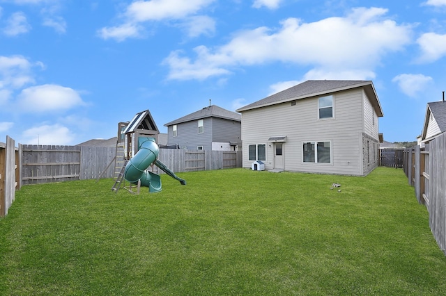 7826 Switchgrass Creek Dr, Katy, TX 77493 - rear view of house with a playground