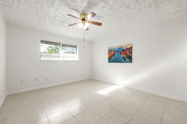 10431 Sagewillow Ln, Houston, TX 77089 - unfurnished room featuring a textured ceiling, ceiling fan, and baseboards