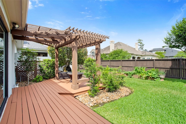 39 New Oak Trl, Humble, TX 77346 - wooden deck with a pergola