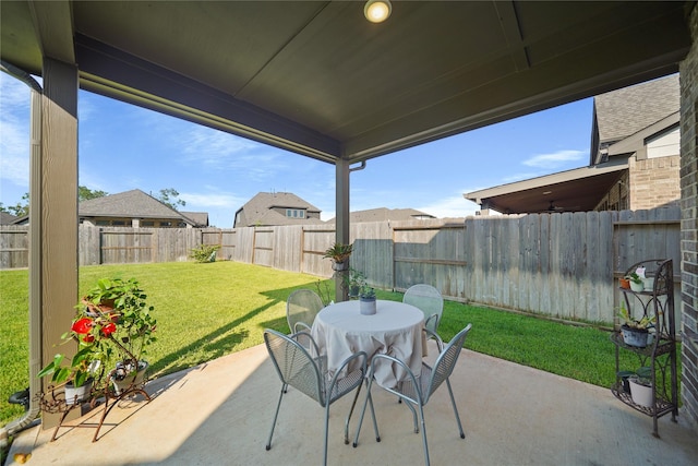 1711 Country Air Ln, Missouri City, TX 77459 - view of patio / terrace featuring outdoor dining space