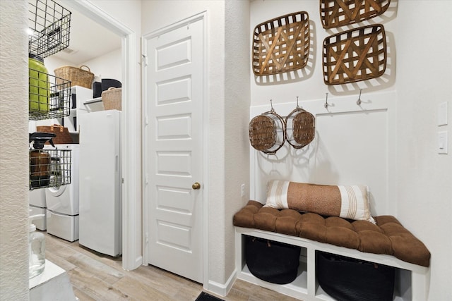 7918 Silver Grove Dr, Magnolia, TX 77354 - mudroom with wood finished floors