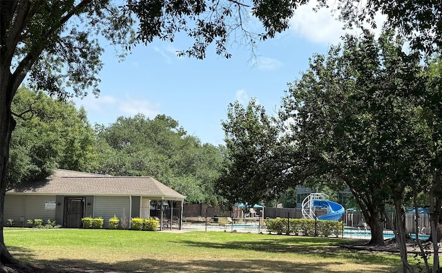 11414 Cedar Creek Dr, Houston, TX 77077 - surrounding community with a pool