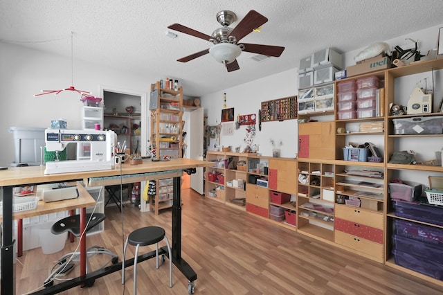 11414 Cedar Creek Dr, Houston, TX 77077 - storage room with a ceiling fan