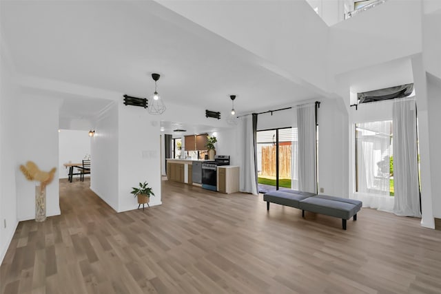 10731 Sageberry Dr, Houston, TX 77089 - living area with light wood-type flooring and baseboards