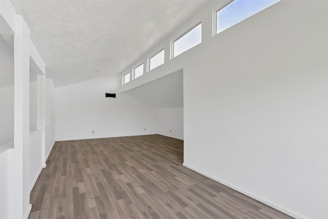 10731 Sageberry Dr, Houston, TX 77089 - additional living space featuring wood finished floors and lofted ceiling