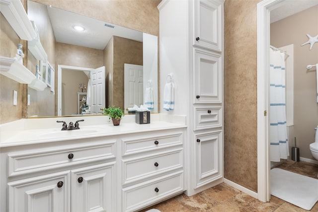 23303 Holly Creek Trl, Tomball, TX 77377 - full bath with vanity, toilet, and baseboards
