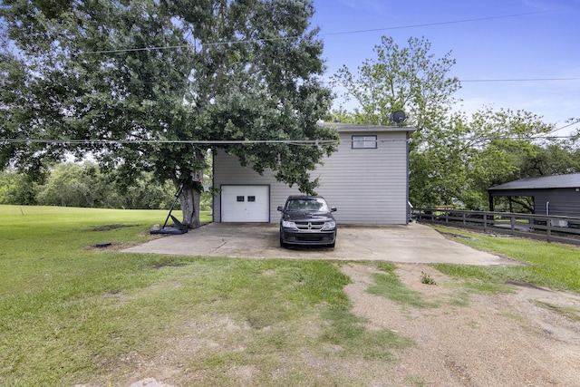 309 Kings Hl, Palacios, TX 77465 - view of outbuilding with concrete driveway