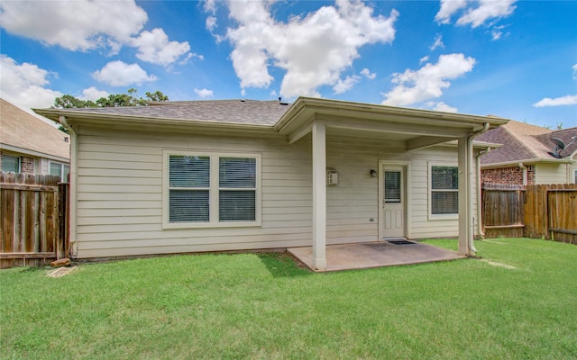 17607 Memorial Falls Dr, Tomball, TX 77375 - back of house featuring a patio area