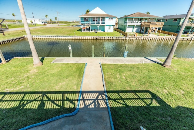 107 Crows Nest Rd, Freeport, TX 77541 - view of grassy yard featuring a water view and a residential view