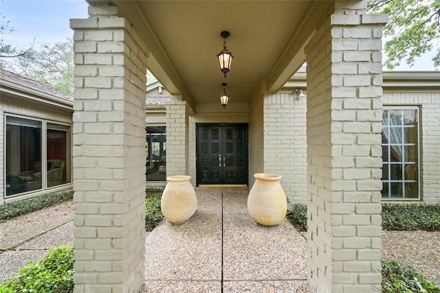435 Flint Point Dr, Houston, TX 77024 - entrance to property with brick siding