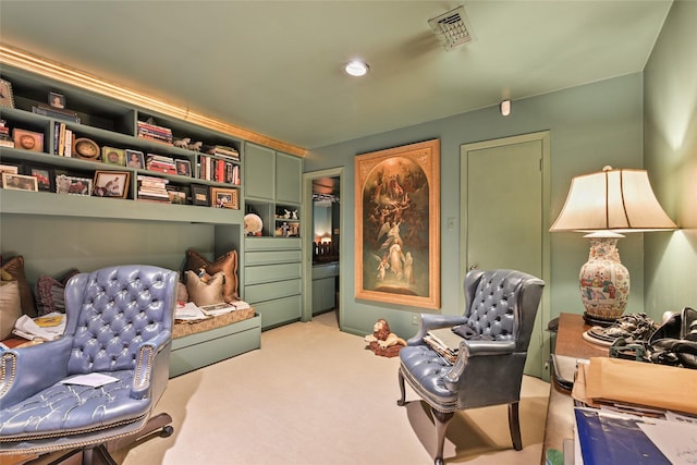 435 Flint Point Dr, Houston, TX 77024 - living area with light carpet