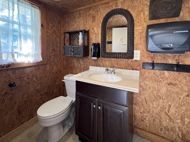 470 S Lakeview Dr, Point Blank, TX 77364 - half bath with toilet and vanity